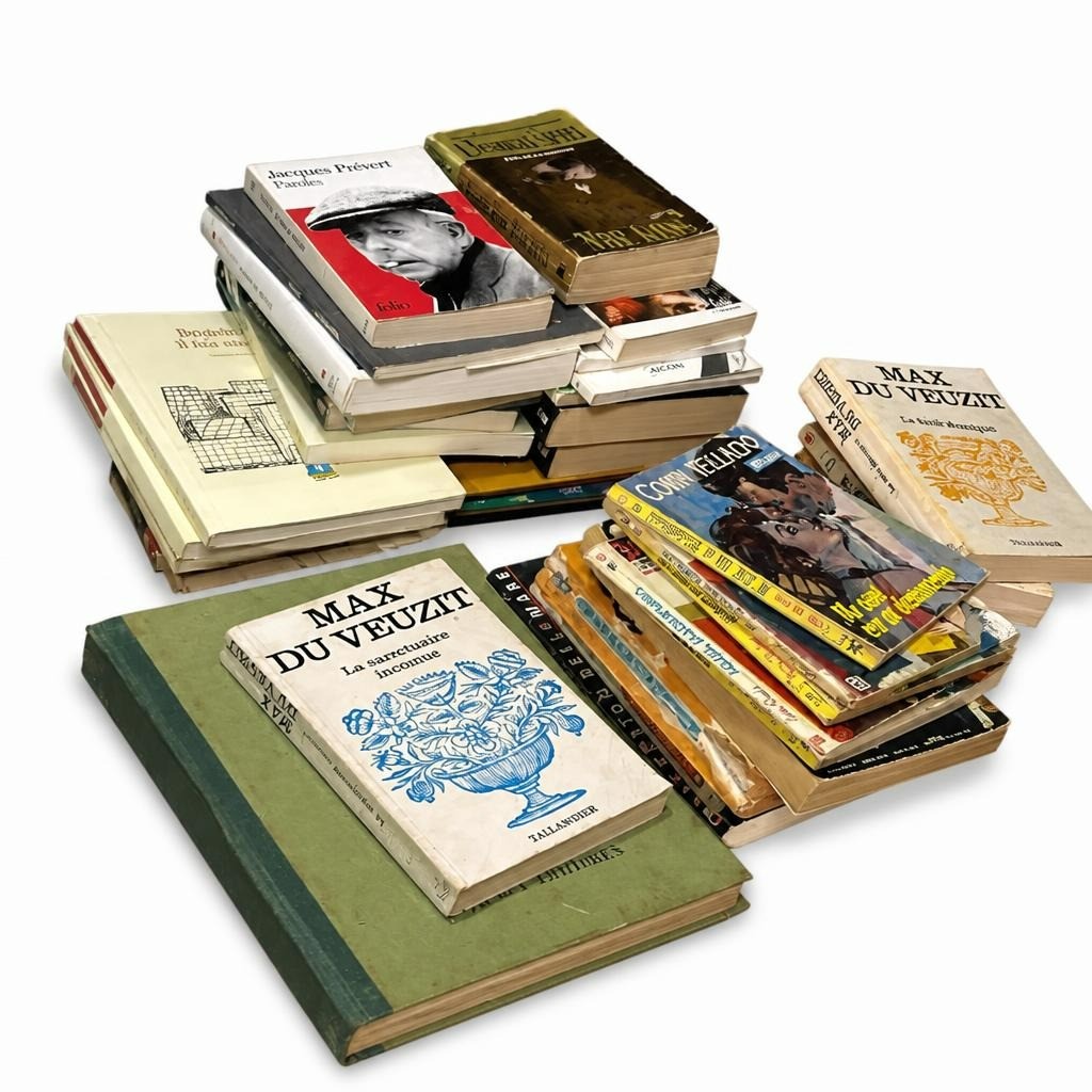 Second-hand books at Why Go Less, Dekwaneh, Lebanon