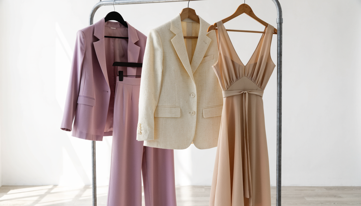 HH Collection womenswear at Why Go Less: satin blazer sets, tailored blazers and occasion dresses