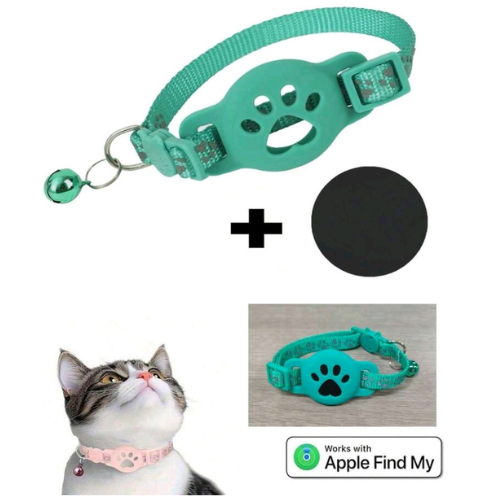 Adjustable Reflective Cat Collar with Apple Find My GPS Tracker - Digollo at Why Go Less, Lebanon (2)