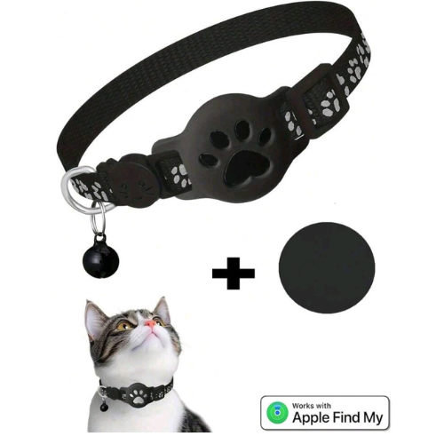 Adjustable Reflective Cat Collar with Apple Find My GPS Tracker - Digollo at Why Go Less, Lebanon
