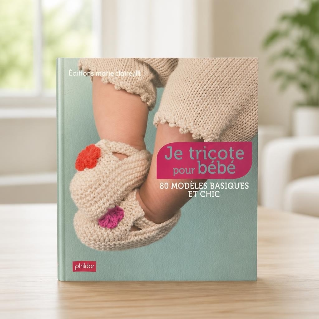 Je Tricote Pour Bébé - Phildar Baby Knitting Book - at Why Go Less, Lebanon