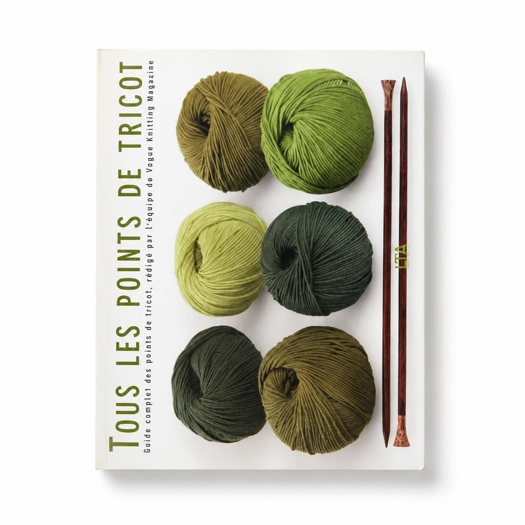 Tous Les Points De Tricot - Knitting Guide Book - at Why Go Less, Lebanon