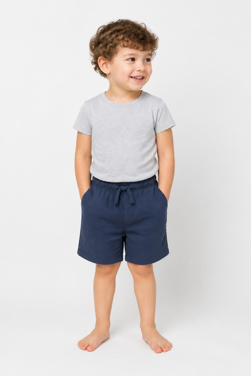 Navy Jersey Shorts Standard Fit - at Why Go Less, Lebanon