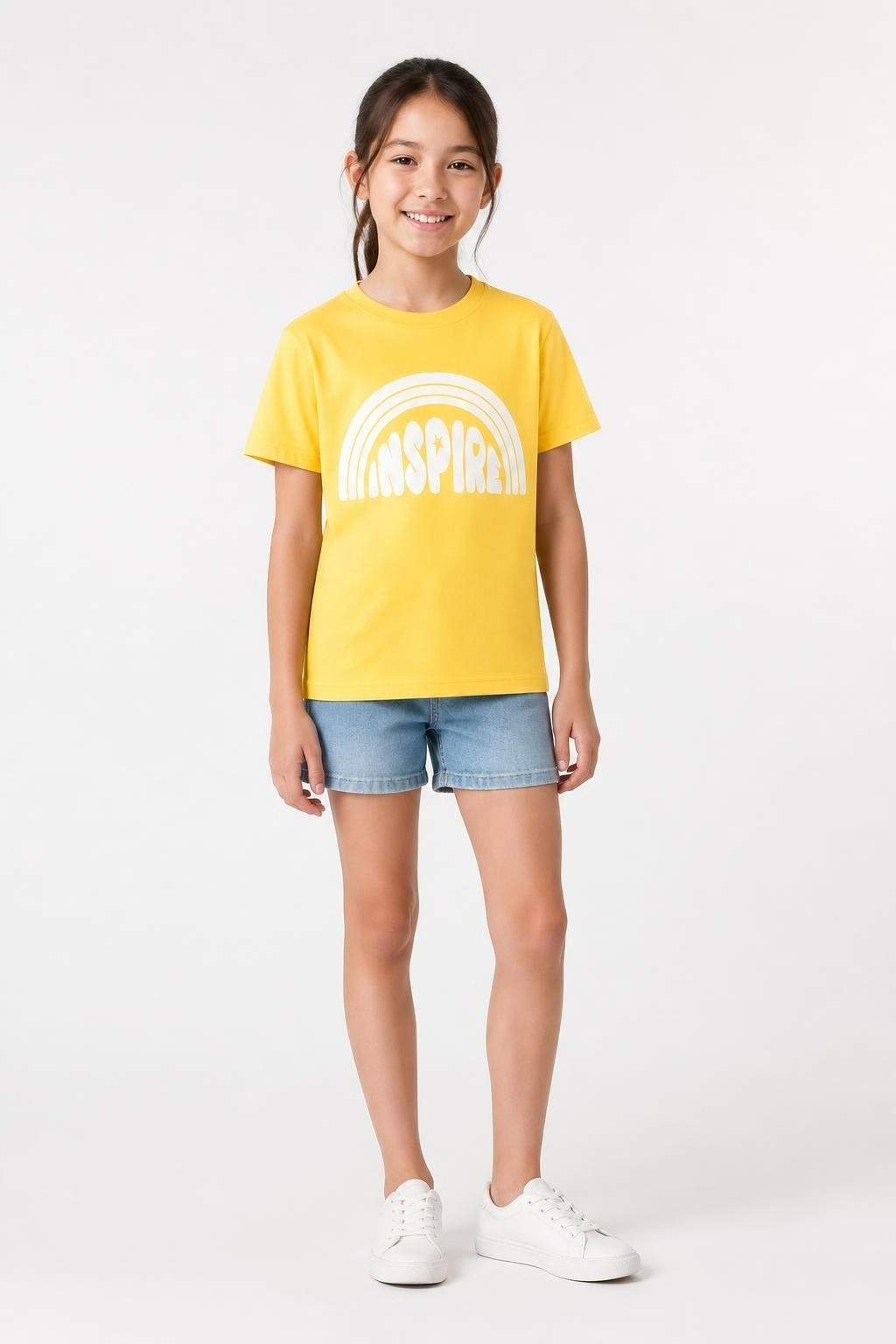 Anko Kids Yellow Inspire Graphic Tee - at Why Go Less, Lebanon
