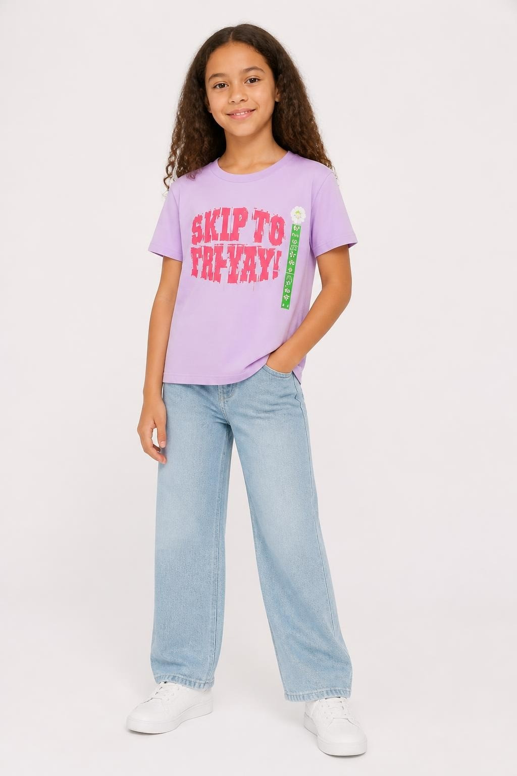 Kids Purple Short-sleeve Graphic T-shirt - at Why Go Less, Lebanon