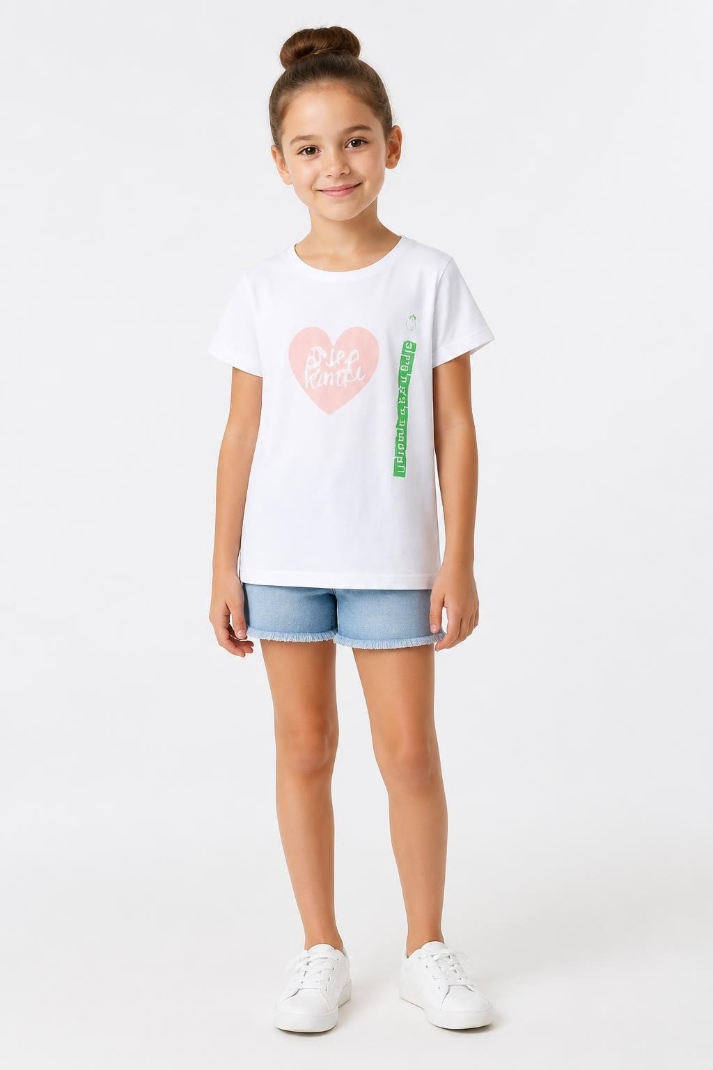 Anko Kids White Short-sleeve Graphic T-shirt - at Why Go Less, Lebanon