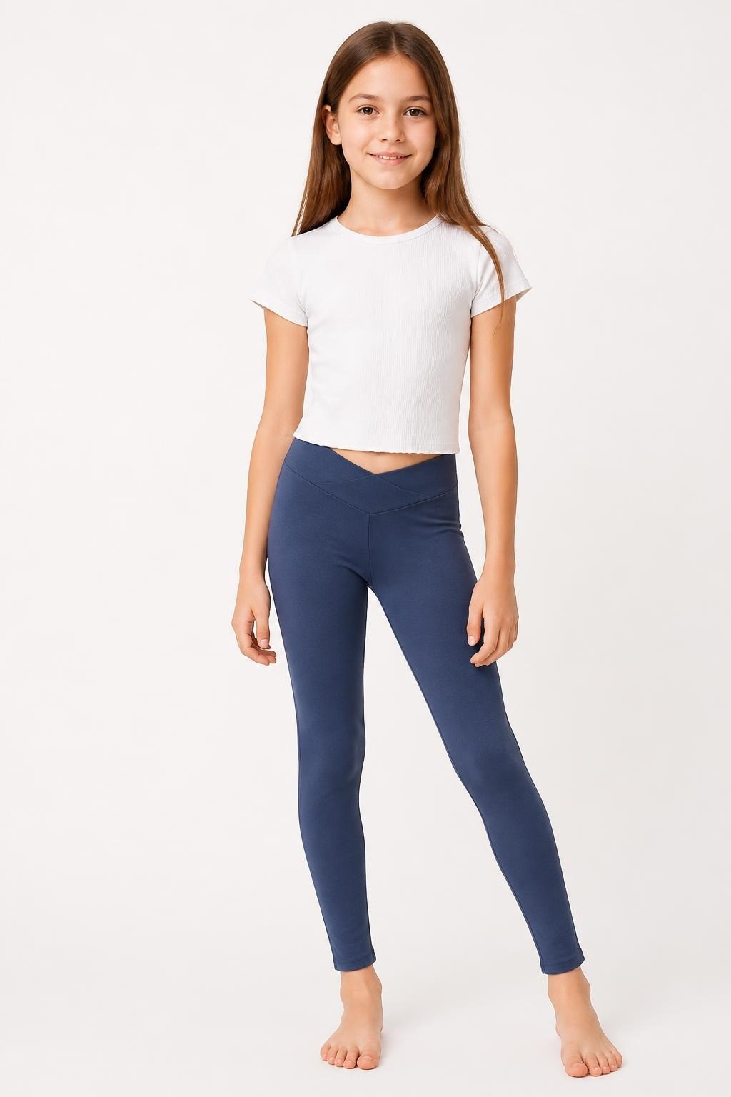 Dark Navy Leggings - at Why Go Less, Lebanon