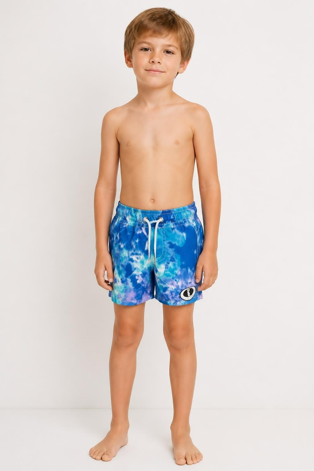 Blue Patterned Toddler Swim Shorts - at Why Go Less, Lebanon