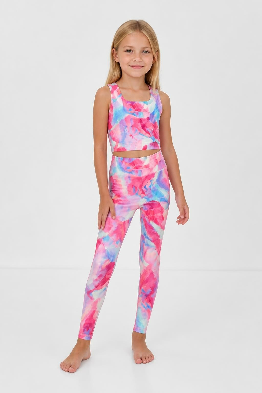 Everlast Tie-dye Crop Top & Leggings Set - at Why Go Less, Lebanon