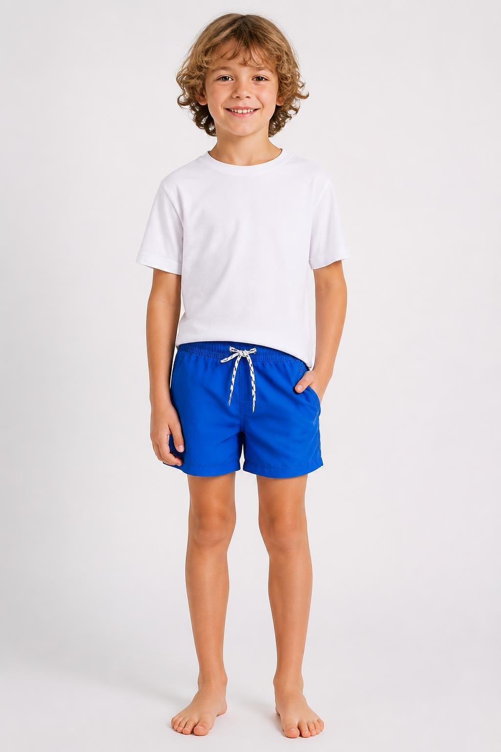 Royal Blue Children's Swim Trunks - at Why Go Less, Lebanon