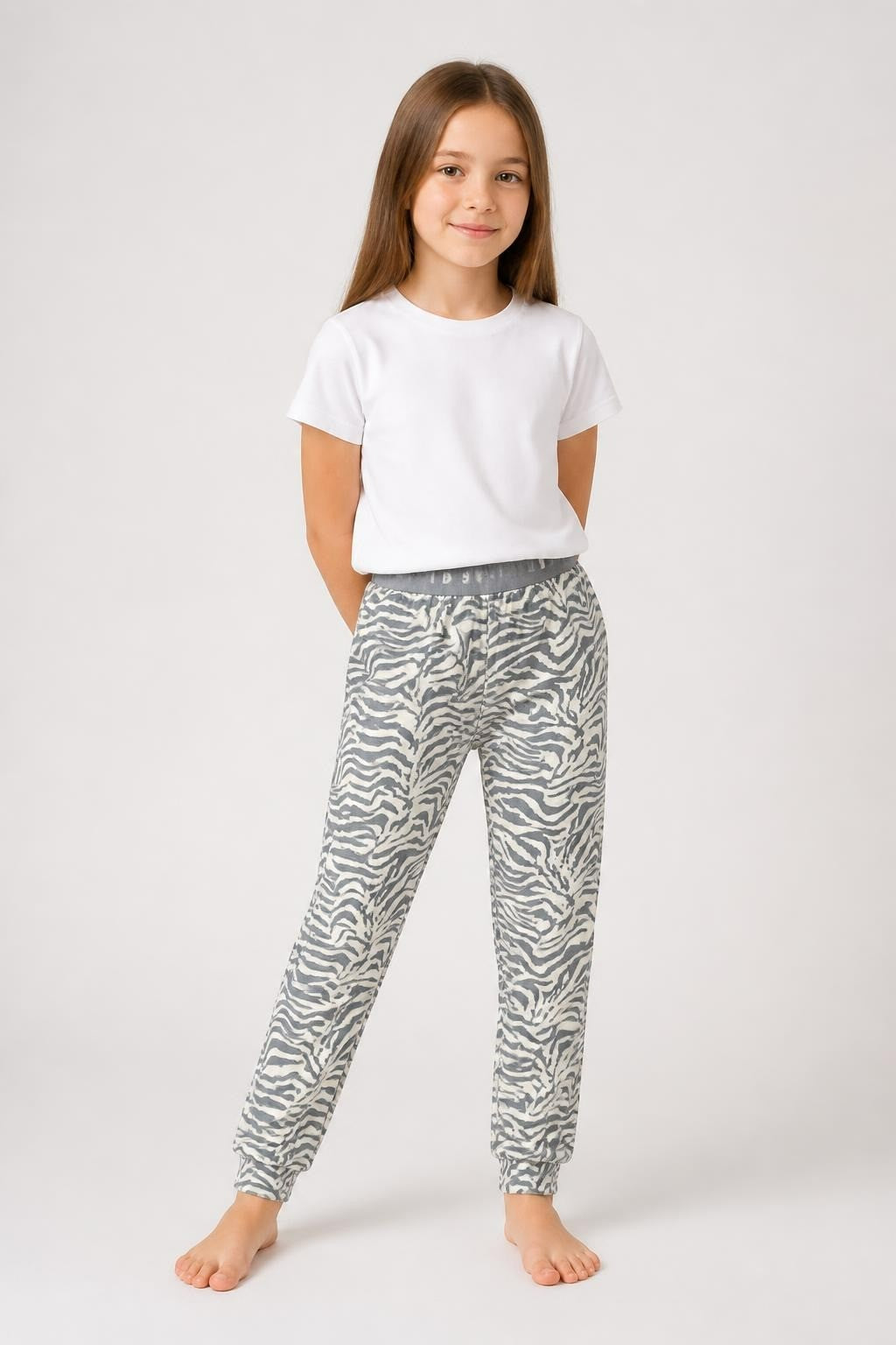 Bonds Zebra Print Kids Leggings Gray/white - at Why Go Less, Lebanon
