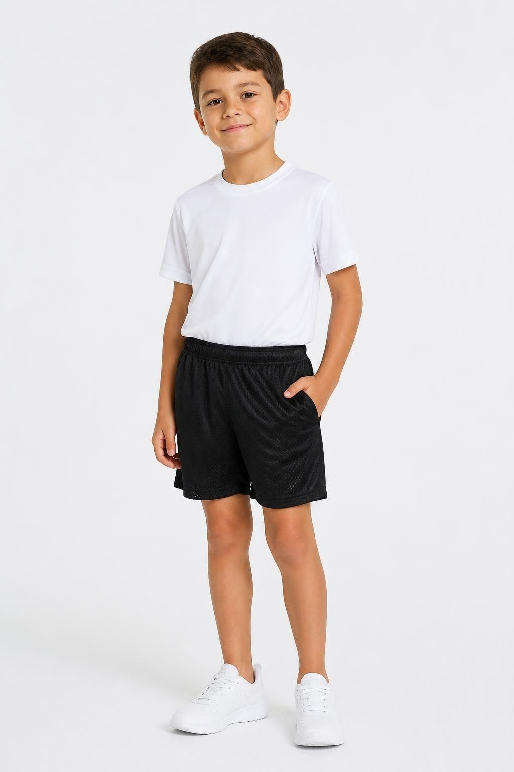 Kid Navy Cotton Shorts - at Why Go Less, Lebanon