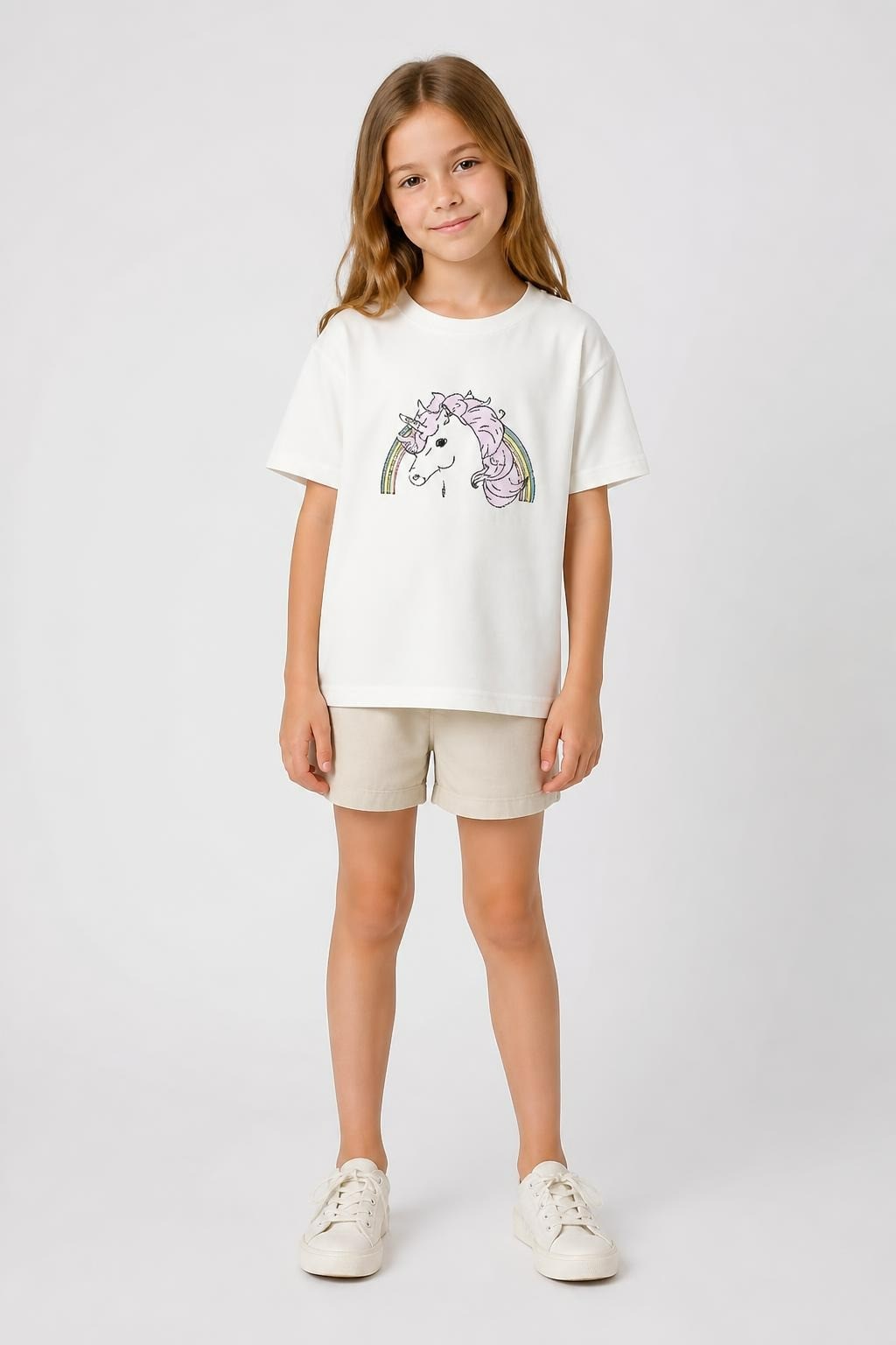 Anko Team Unicorn White Graphic Tee - at Why Go Less, Lebanon