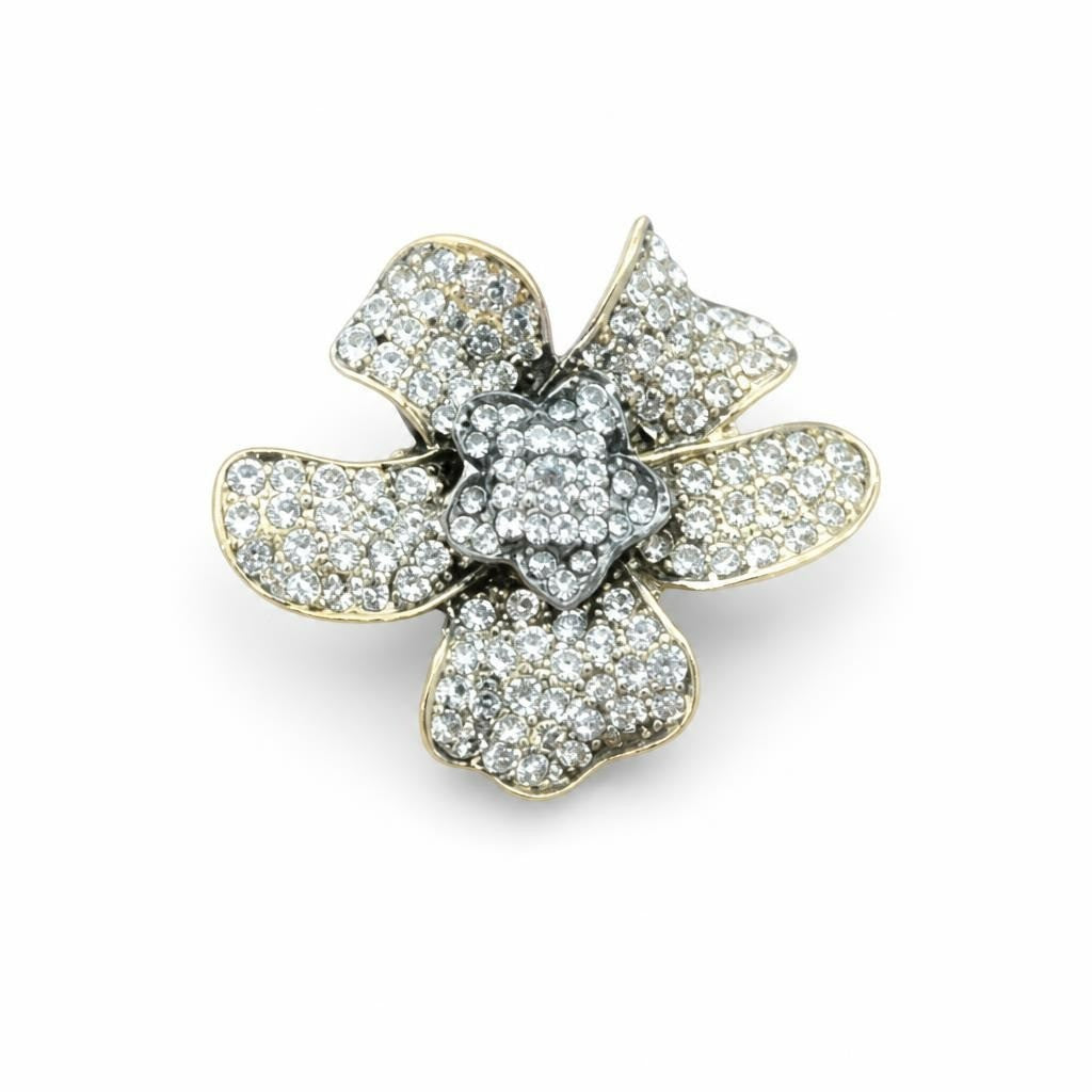 Sparkly Flower Brooch | New | Why Go Less