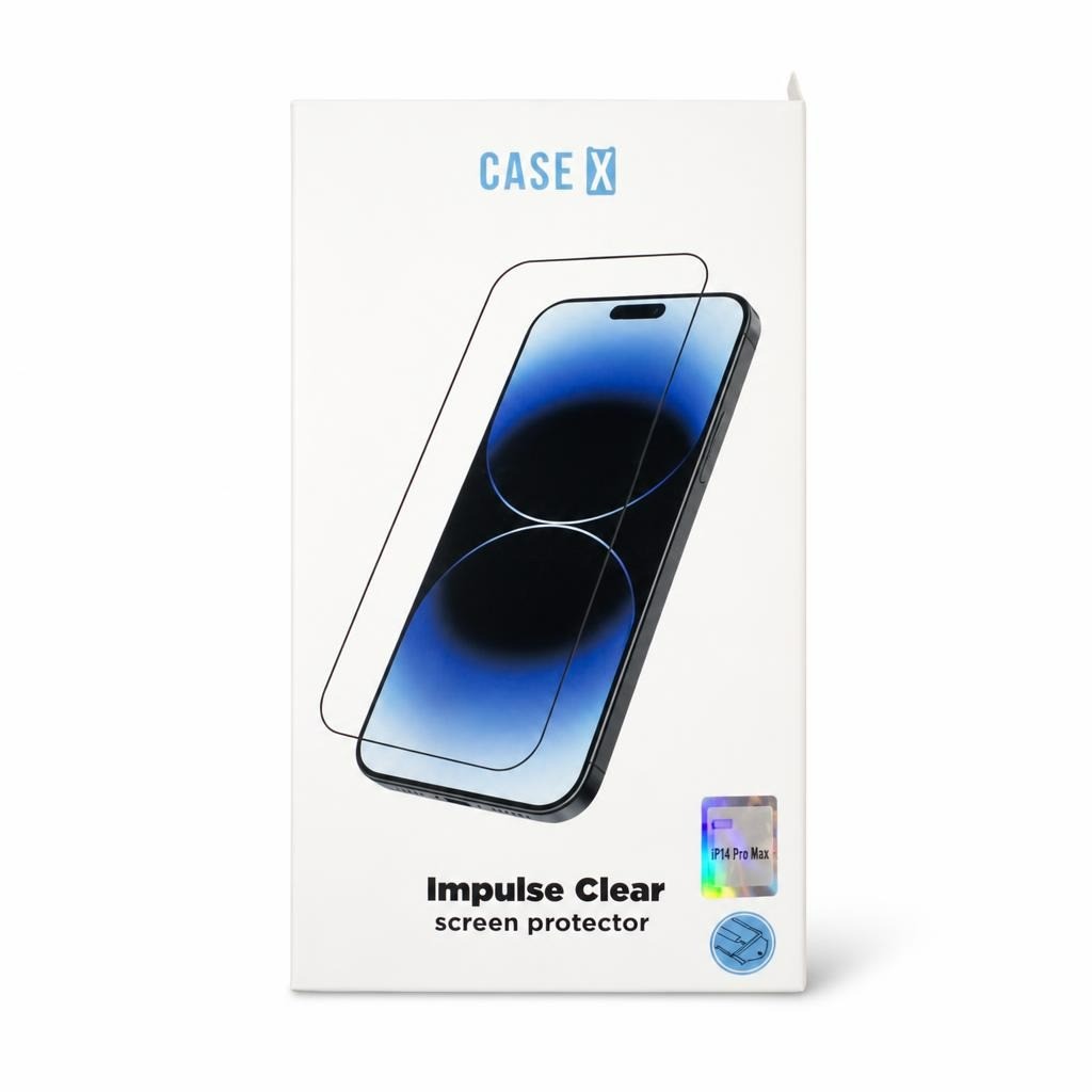 Case X Impulse Clear Screen Protector iPhone 14 Pro Max | Pre-Loved | Why Go Less-1