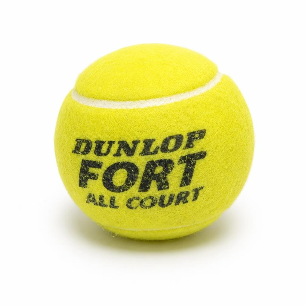 Dunlop Fort All Court Tennis Ball Yellow - at Why Go Less, Lebanon