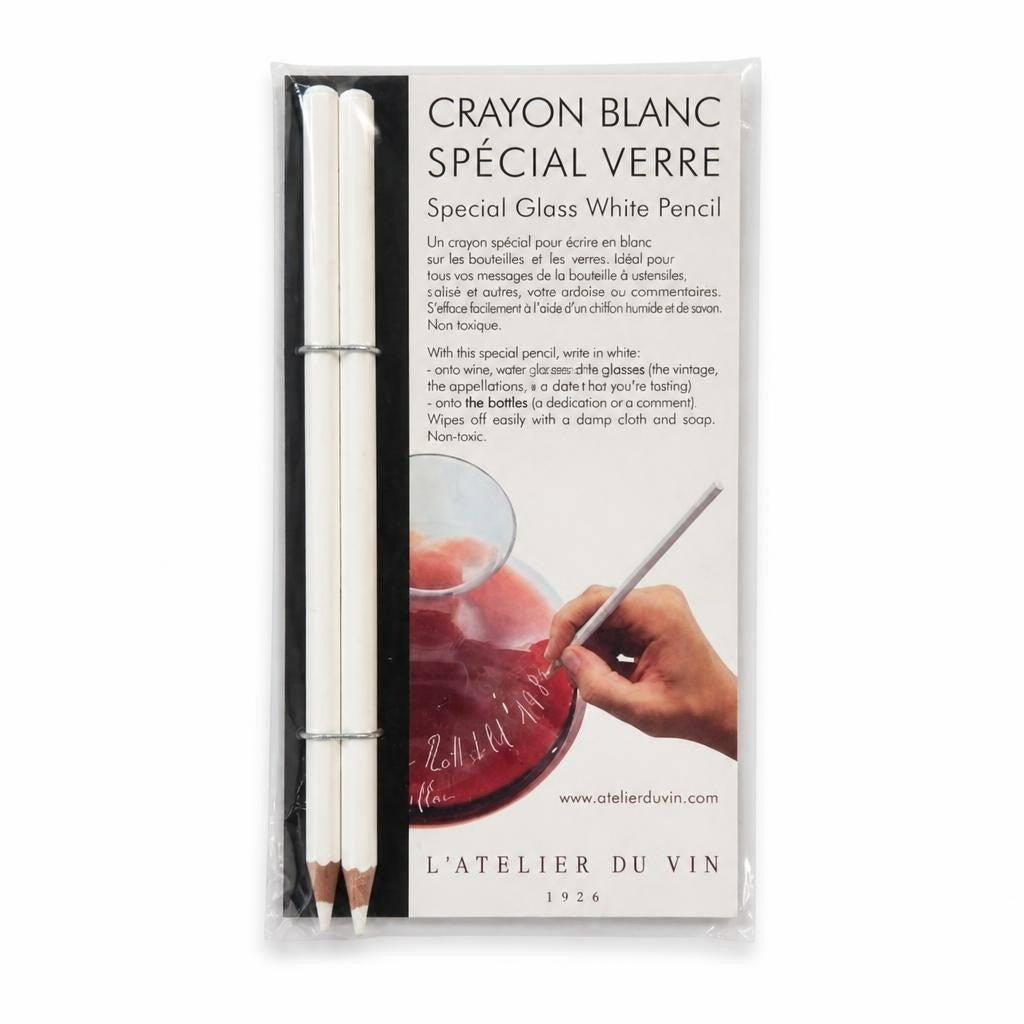 Crayons blancs en verre L'Atelier Du Vin | Deuxième main | Pourquoi se contenter de moins