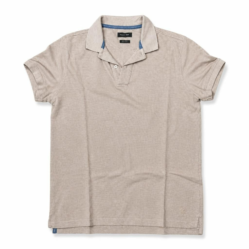 Polo homme manches courtes beige | Seconde main | Pourquoi faire moins bien