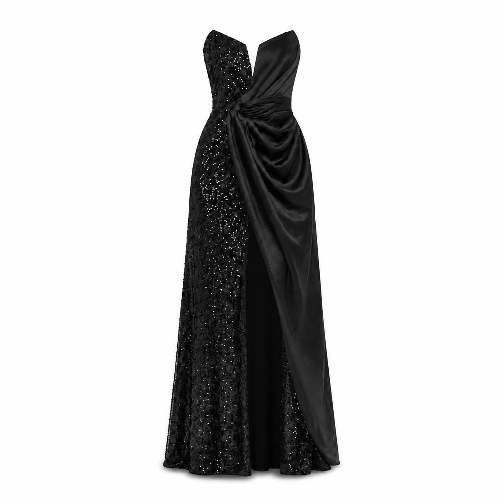 J'Adore Beaded Coral Pink Gown Size 38 | Pre-Loved | Why Go Less