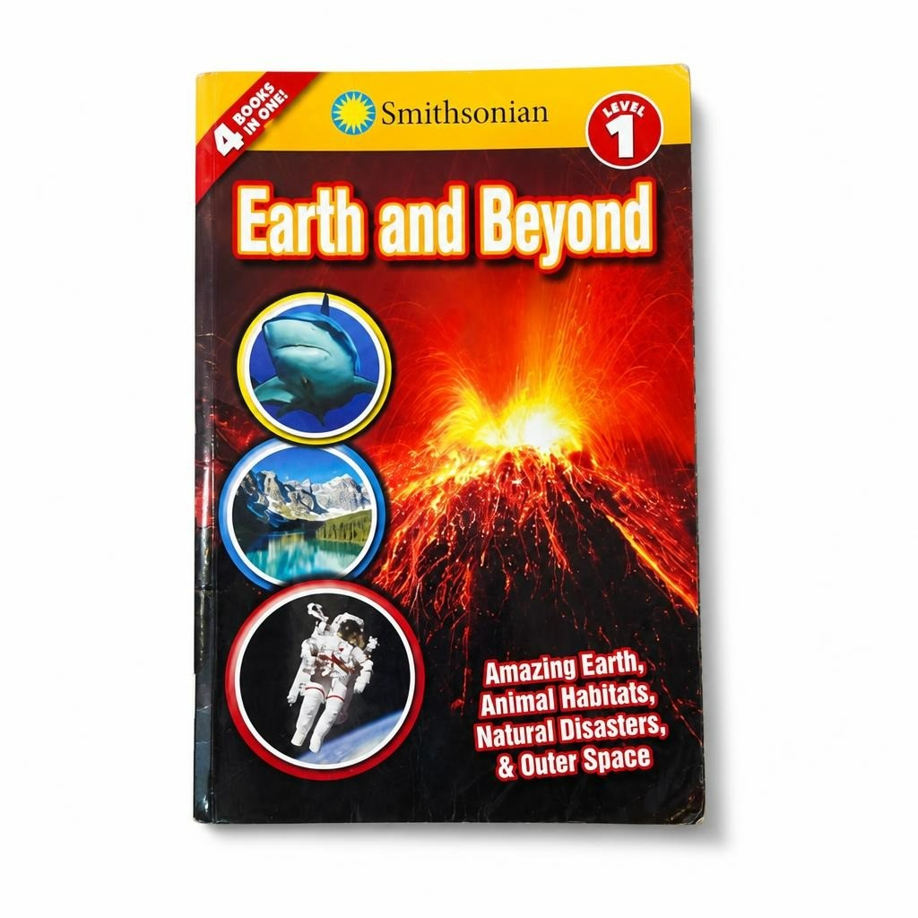 Smithsonian Earth and Beyond Level 1, 4-in-1 Book - pre-loved at Why Go Less, Lebanon
