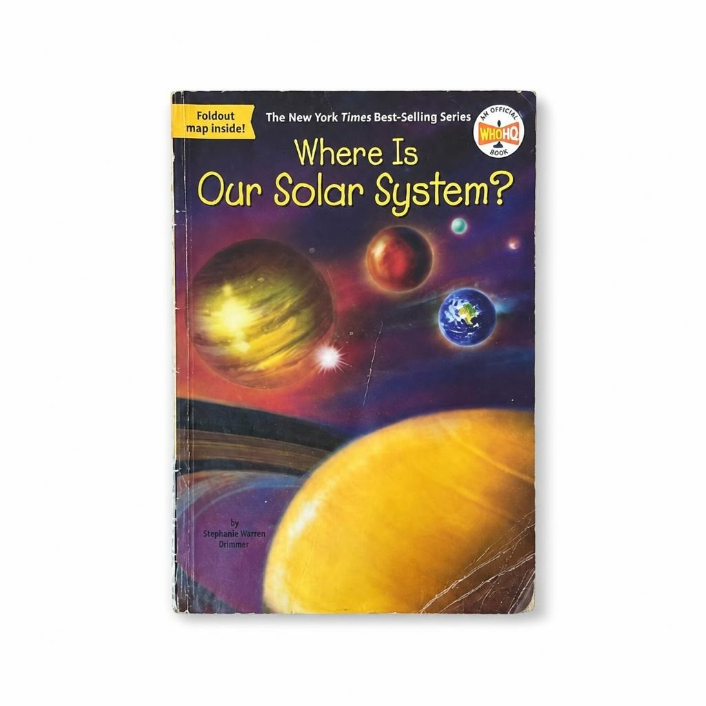 Where Is Our Solar System? Who HQ Book - pre-loved at Why Go Less, Lebanon