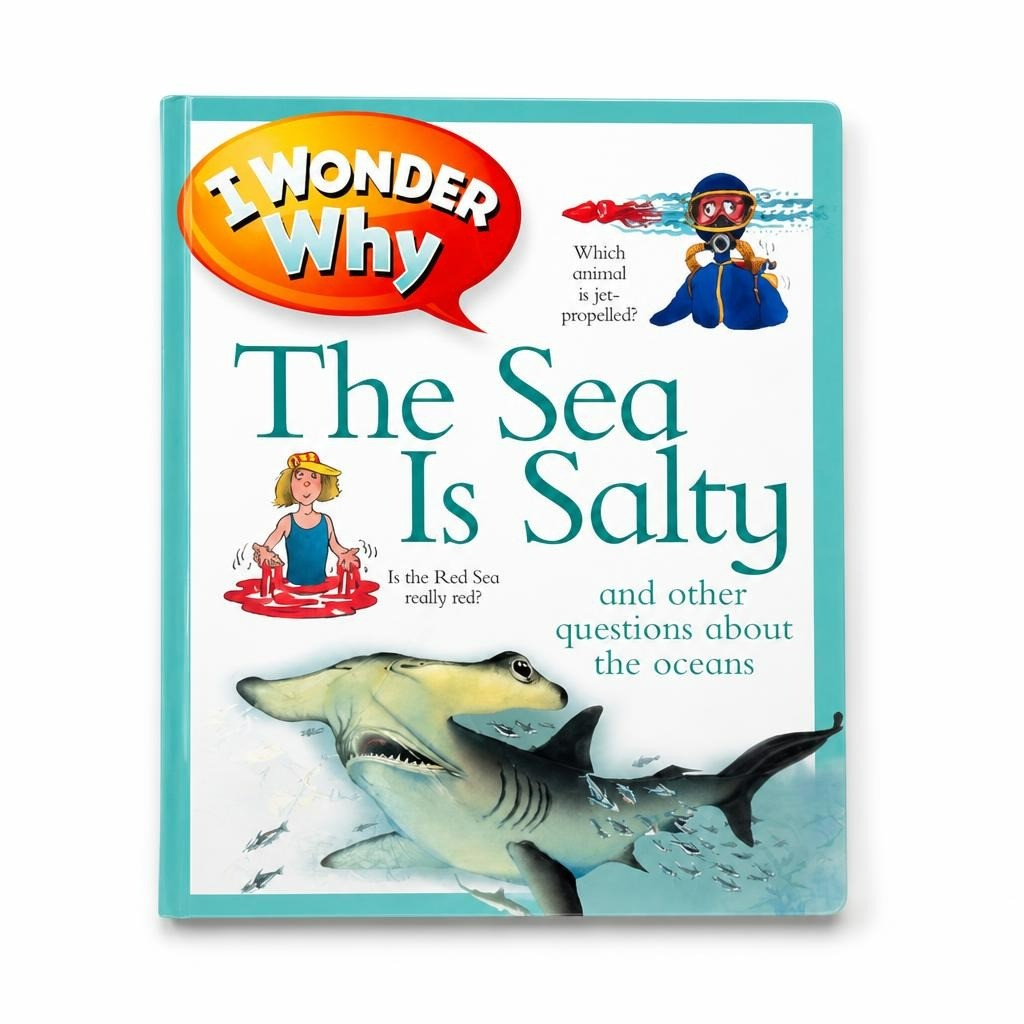 I Wonder Why the Sea Is Salty Ocean Book - pre-loved at Why Go Less, Lebanon