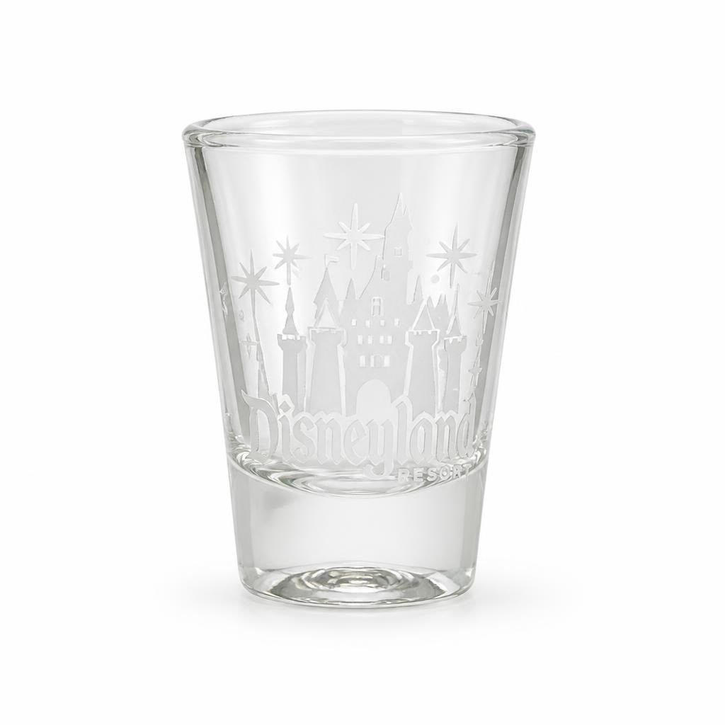 Italia Map Souvenir Shot Glass, Gold Rim, Clear - pre-loved at Why Go Less, Lebanon