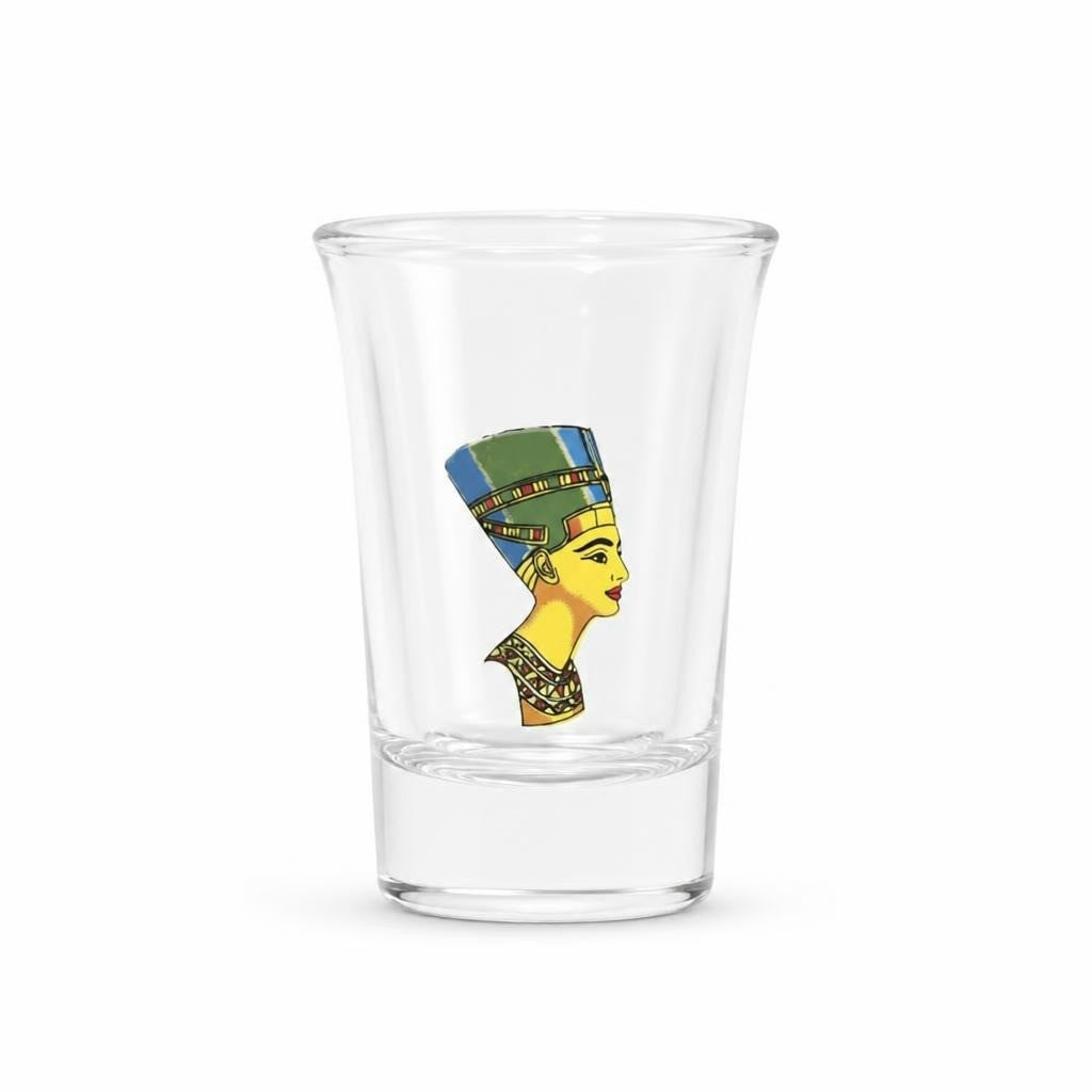 Egypt Nefertiti Colorful Souvenir Shot Glass - pre-loved at Why Go Less, Lebanon