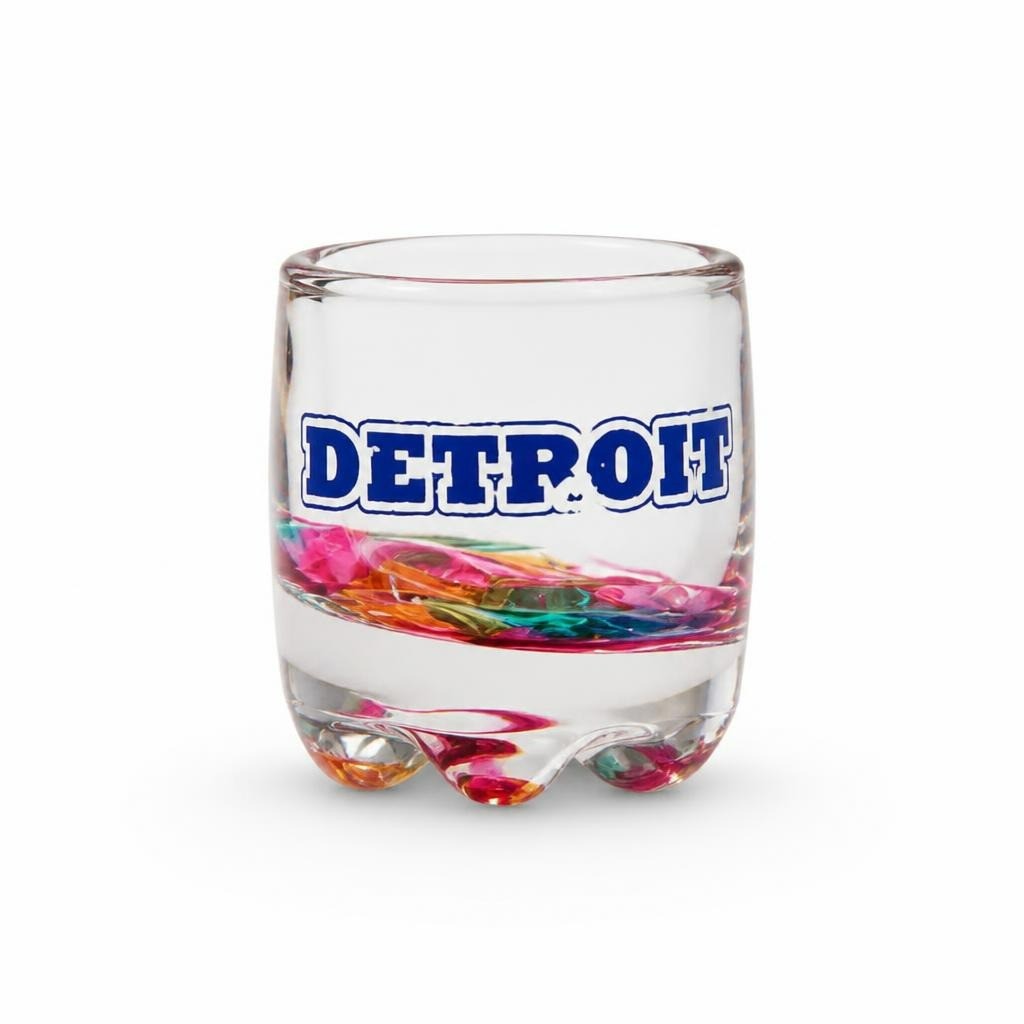 Egypt Nefertiti Souvenir Shot Glass, Clear - pre-loved at Why Go Less, Lebanon