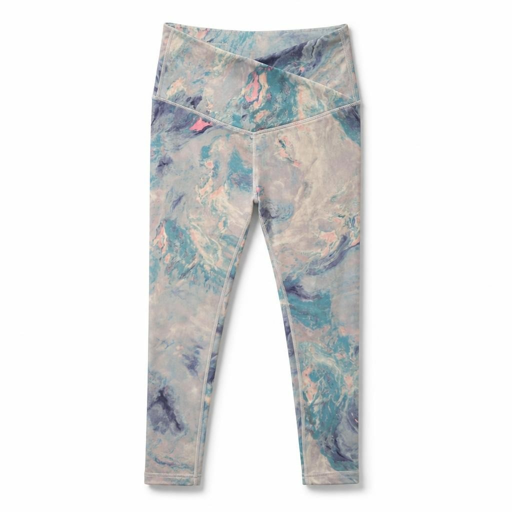 Victoria's Secret Marble Print High-waist Cropped Leggings - pre-loved at Why Go Less, Lebanon