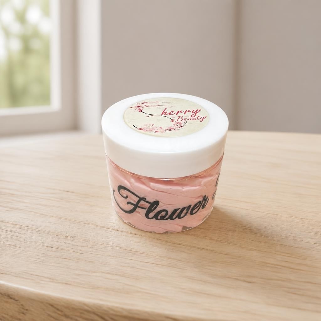 Cherry Beauty Flower Whipped Body Butter, Pink - new at Why Go Less, Lebanon