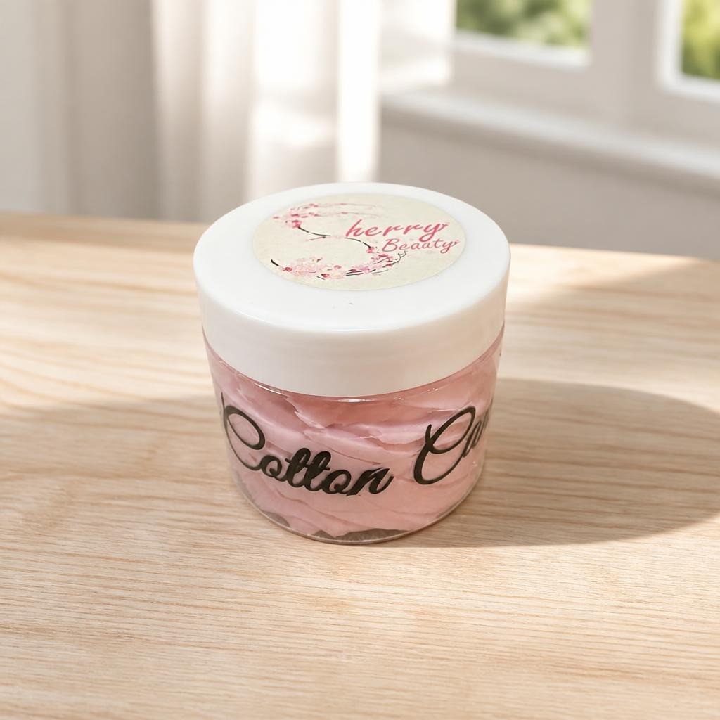 Cherry Beauty Cotton Whipped Body Butter, Pink - new at Why Go Less, Lebanon