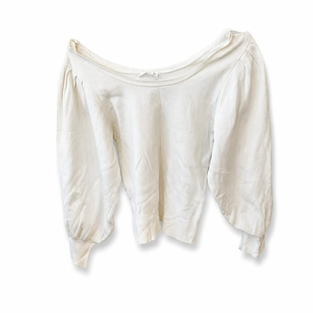 Mng White Top - pre-loved at Why Go Less, Lebanon