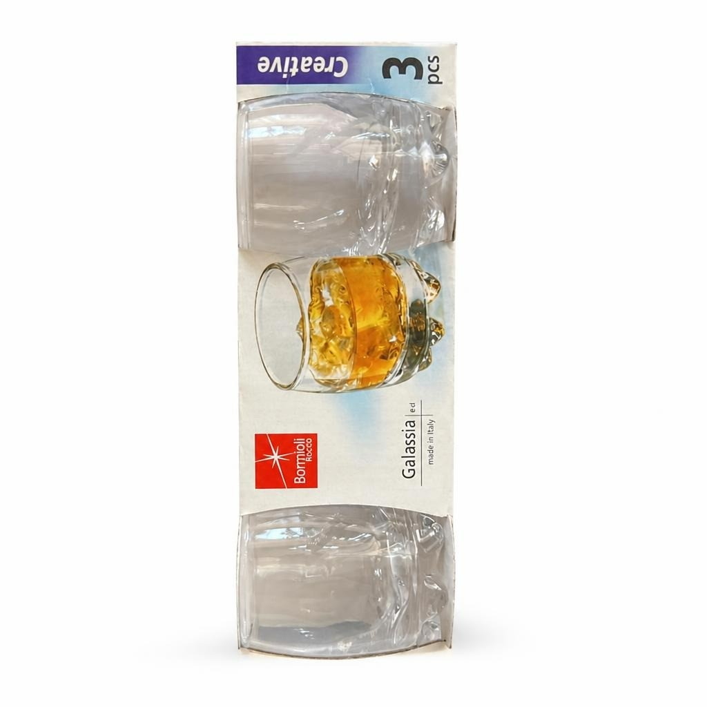 Bormioli Rocco Galassia Shot Glasses 3pcs New - pre-loved at Why Go Less, Lebanon