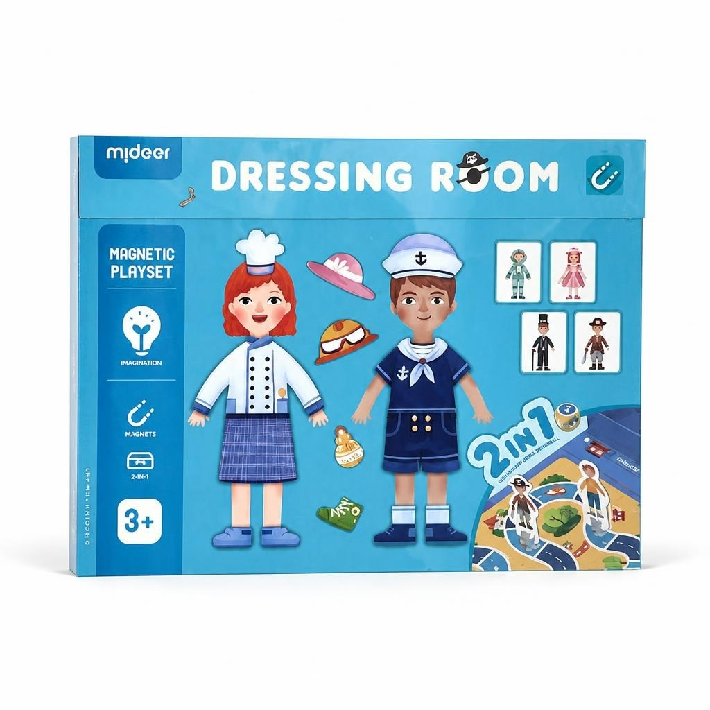 Mideer Magnets Playset, Dressing Room, 2 in 1 - new at Why Go Less, Lebanon