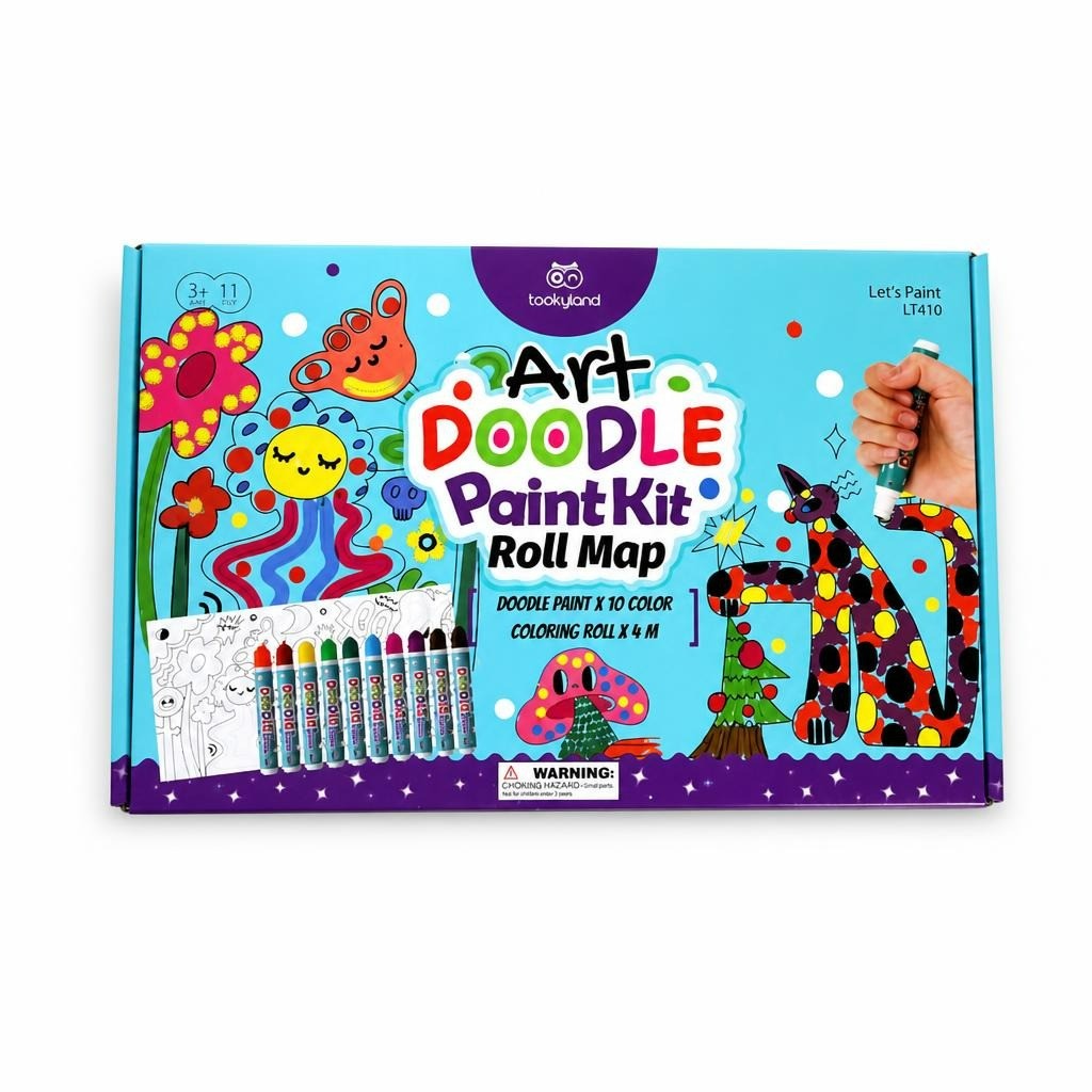Tookyland Art Doodle Paint Kit, Roll Map - new at Why Go Less, Lebanon
