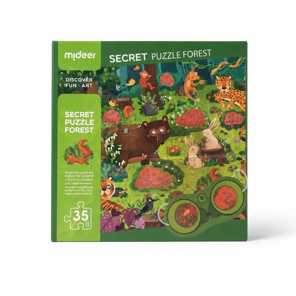 Mideer Secret Puzzle, Forest, 35 Pcs - new at Why Go Less, Lebanon