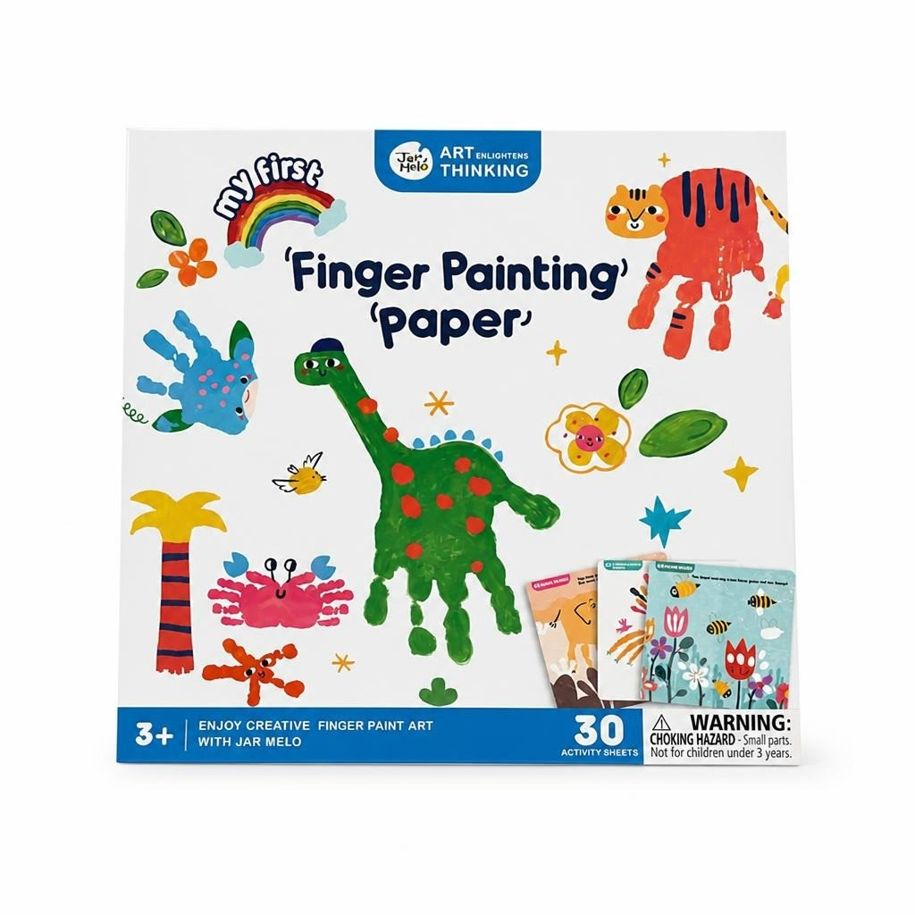 Jarmelo My First Finger Painting Paper, 30 Sheets - new at Why Go Less, Lebanon
