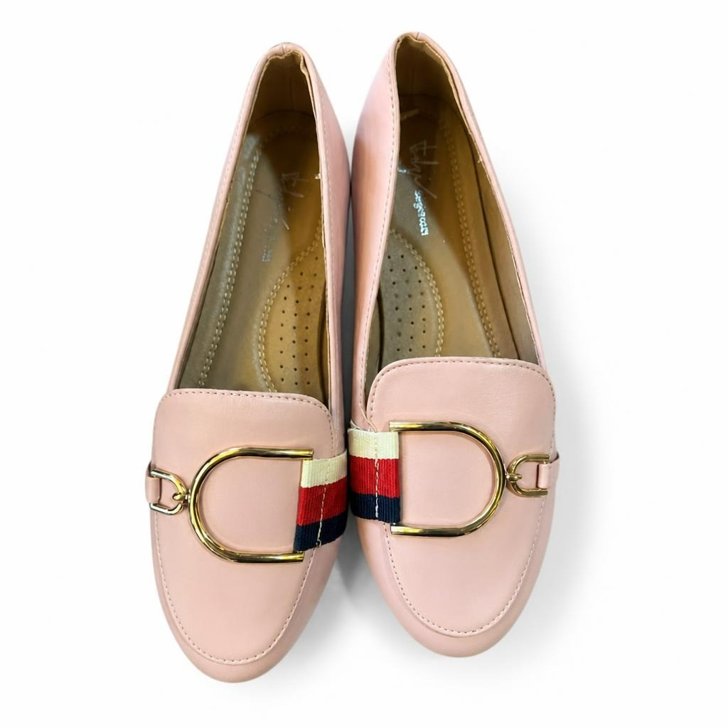 Mutanka Camel Penny Loafers, Flat - pre-loved at Why Go Less, Lebanon