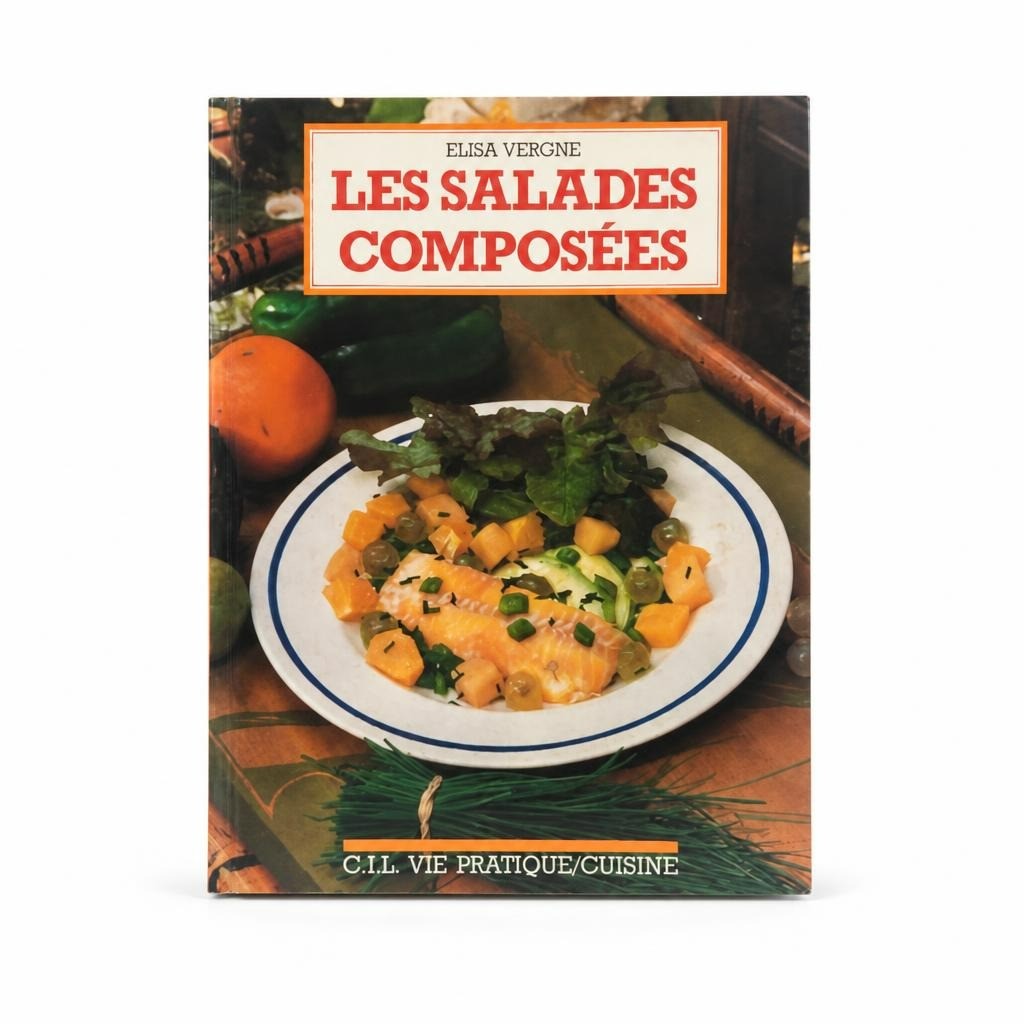 Les Salades Composées French Cookbook by Elisa Vergne - pre-loved at Why Go Less, Lebanon