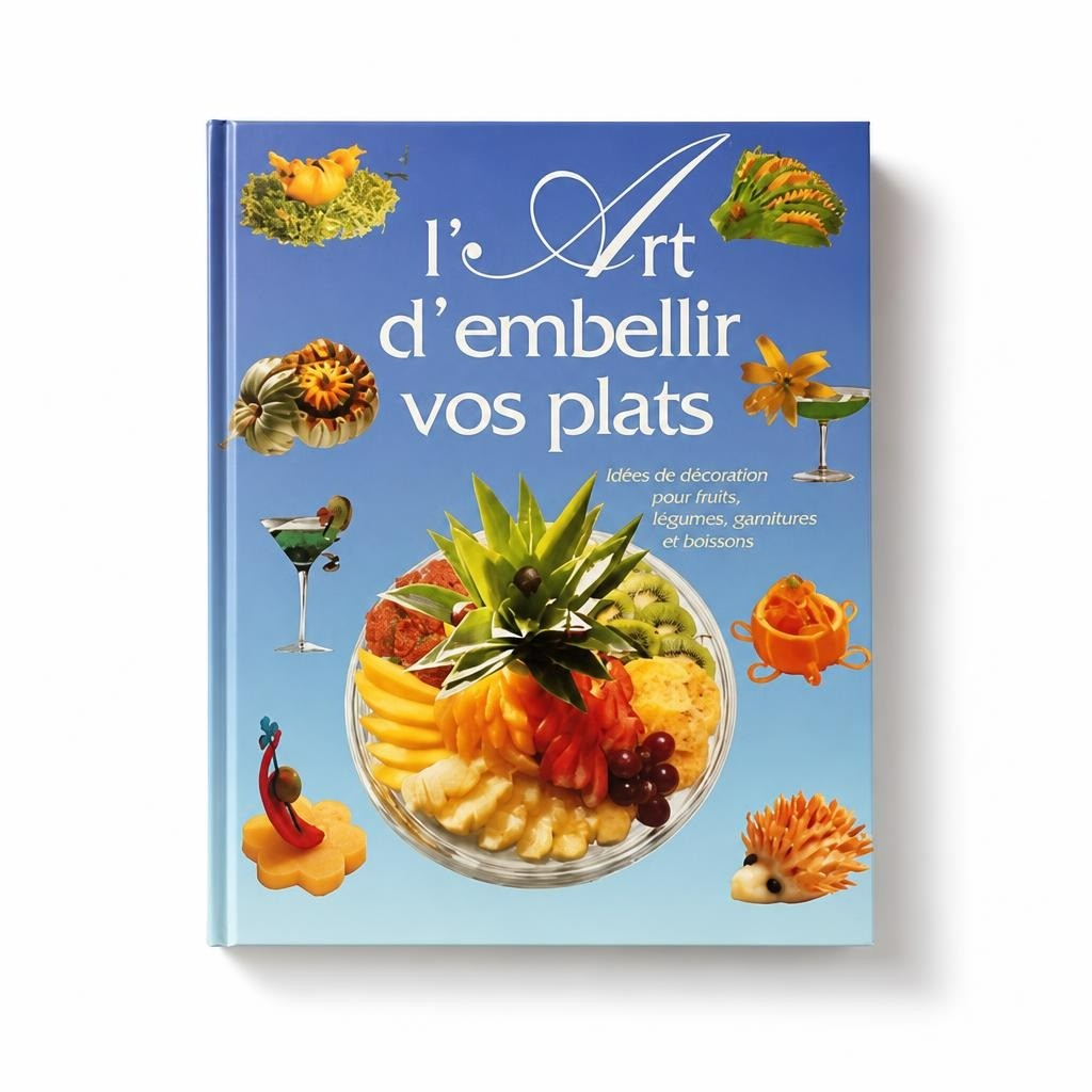 L'art D'embellir Vos Plats French Food Decoration Book - pre-loved at Why Go Less, Lebanon