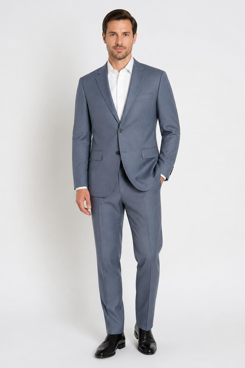 Striped White Beige Men's Blazer Seersucker - pre-loved at Why Go Less, Lebanon