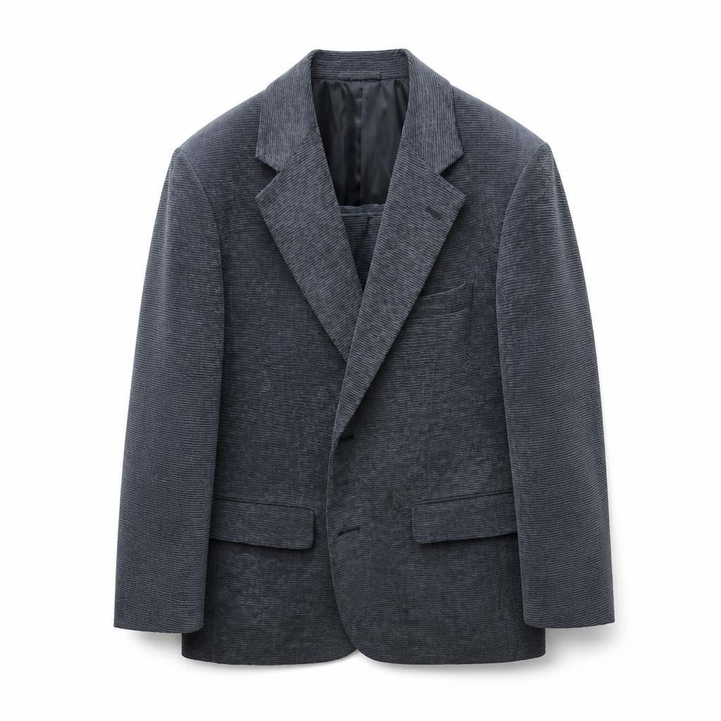 Super 140s Navy Blazer Red Trim Lining - pre-loved at Why Go Less, Lebanon