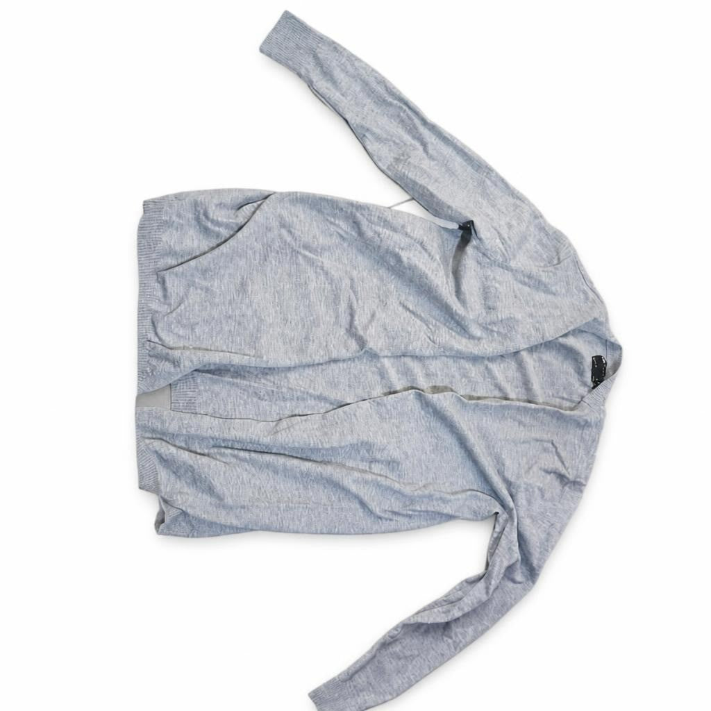Light Grey Marl Long-sleeve Knit Top - pre-loved at Why Go Less, Lebanon