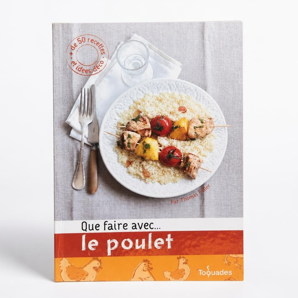 Que Faire Avec Le Poulet - French Cookbook, Toquades - pre-loved at Why Go Less, Lebanon