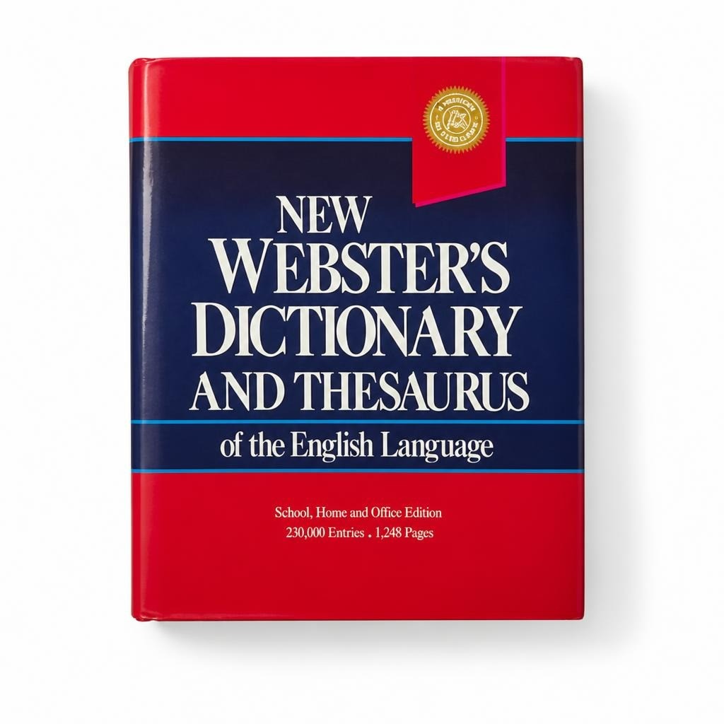 New Webster's Dictionary and Thesaurus - English Language - pre-loved at Why Go Less, Lebanon