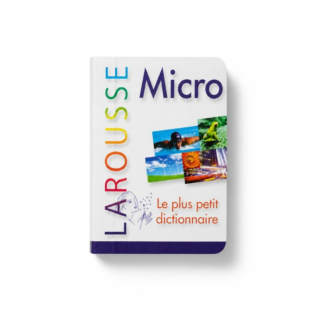 Larousse Micro Pocket French Dictionary Mini Size - pre-loved at Why Go Less, Lebanon
