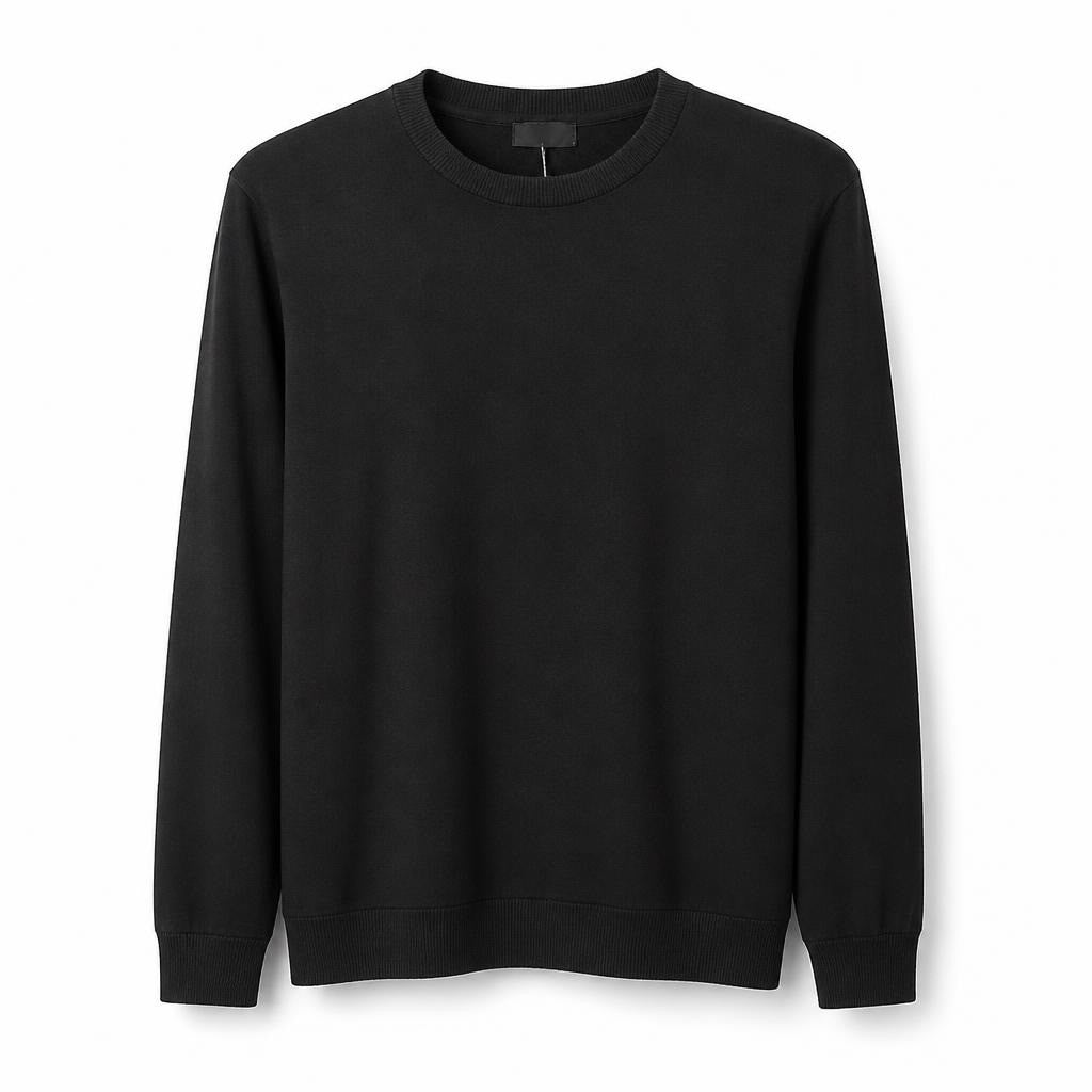 Breezy Black Crewneck Sweatshirt, New with Tags - new at Why Go Less, Lebanon