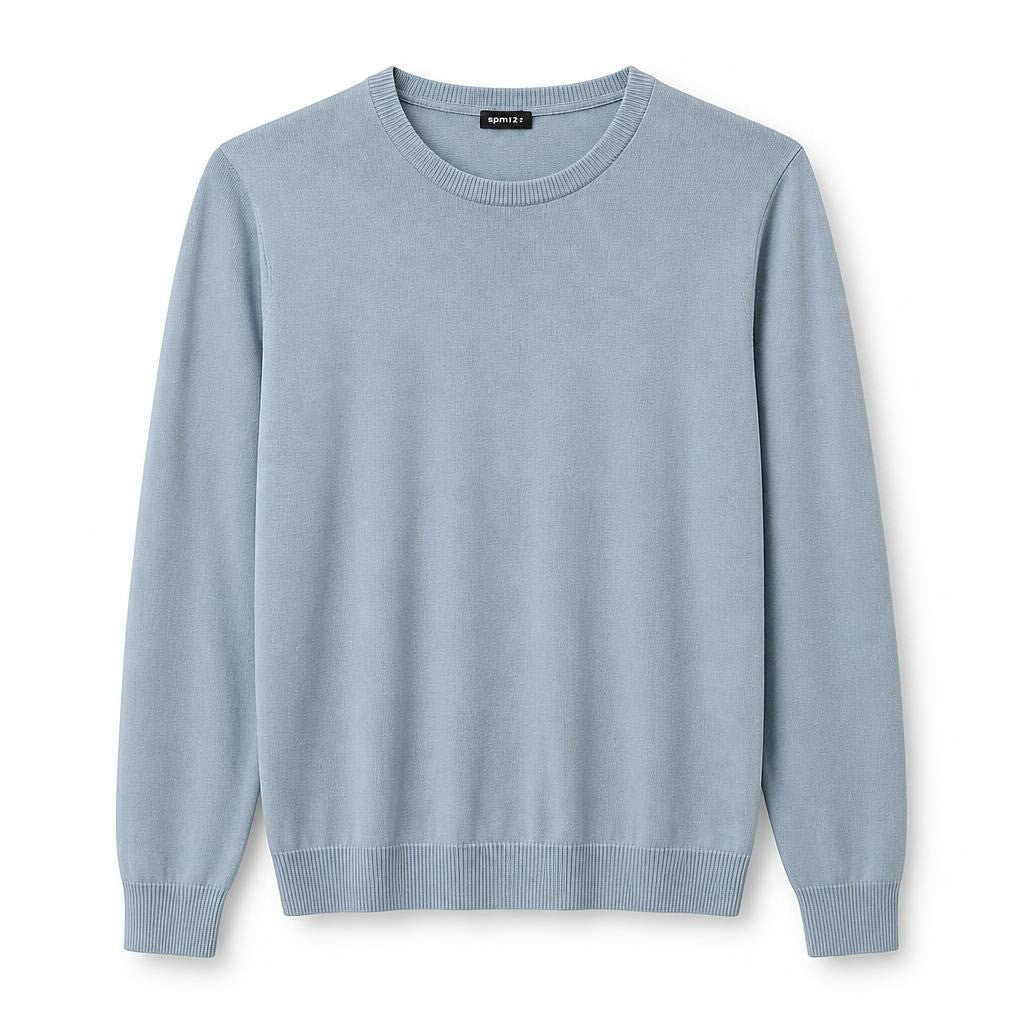 Breezy Light Blue Crewneck Sweater, New with Tags - new at Why Go Less, Lebanon