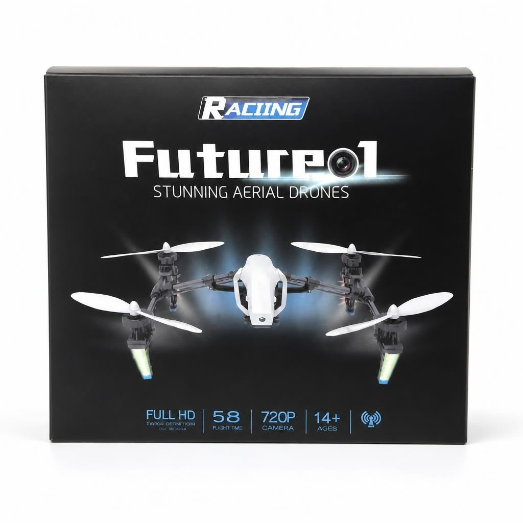 Raciing Future 1 Aerial Drone 720p FPV Full HD - pre-loved at Why Go Less, Lebanon